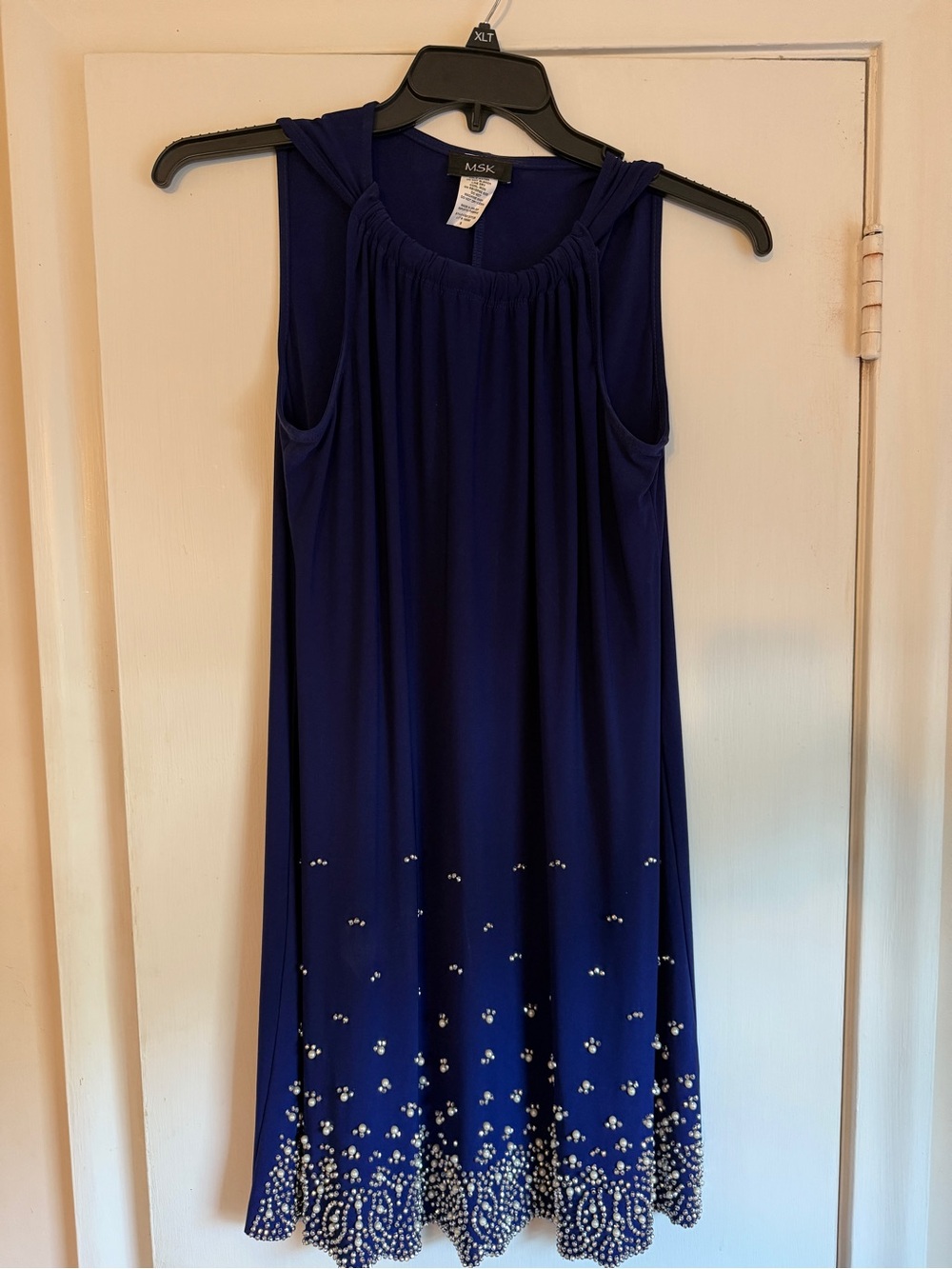 MSK Royal Blue Sleeveless Dress